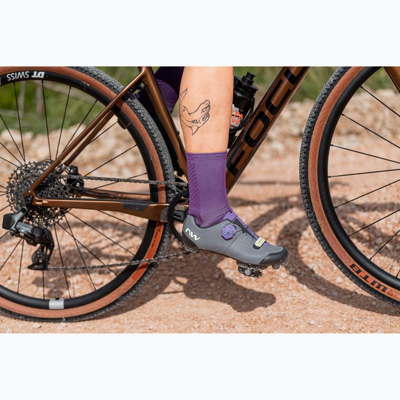 Încălțăminte de ciclism MTB pentru femei Northwave Razer dark grey/dark purple 5