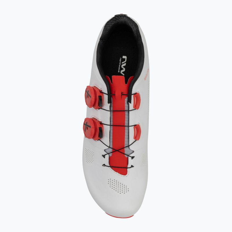 Încălțăminte de șosea pentru bărbați Northwave Revolution white/red fluo 5