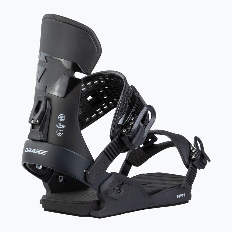 Legături de snowboard pentru bărbați Drake Fifty black 3