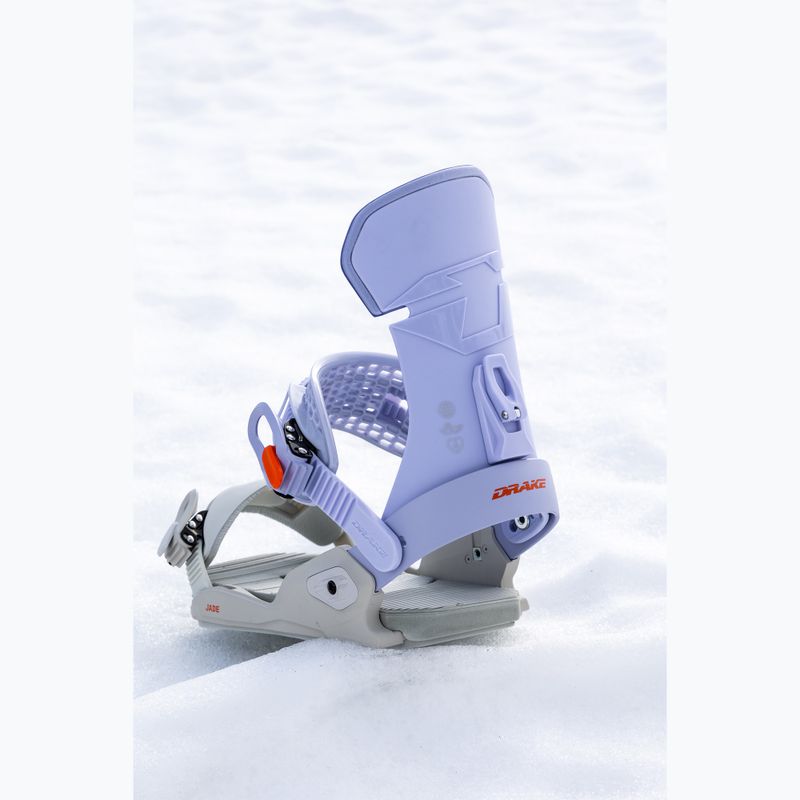 Legături de snowboard pentru femei Drake Jade W lilac/white 5