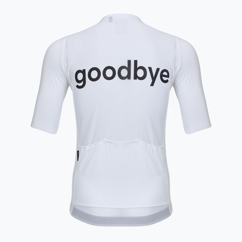 Tricou de ciclism pentru bărbați Northwave Blade Hello Goodbye white 2