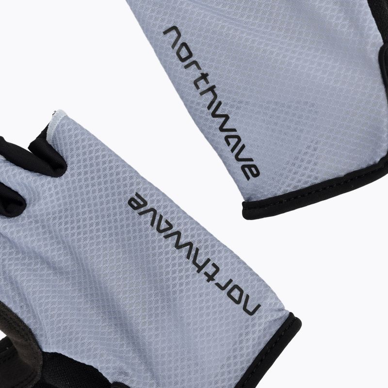 Mănuși de ciclism pentru femei Northwave Active Max Short Finger ice grey 4