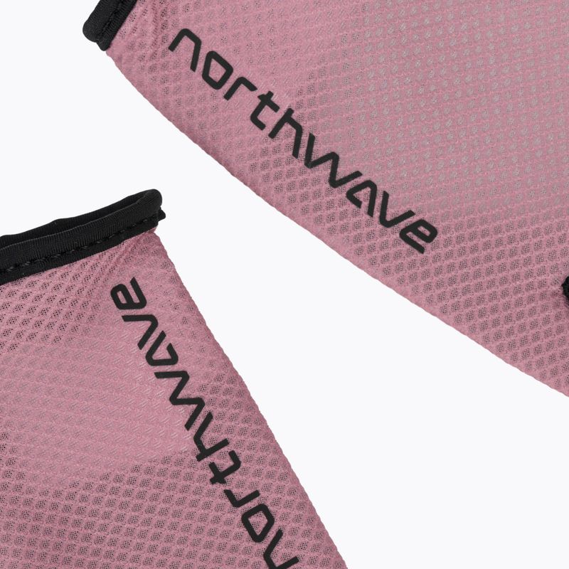 Mănuși de ciclism pentru femei Northwave Active Max Short Finger dusty malva 5