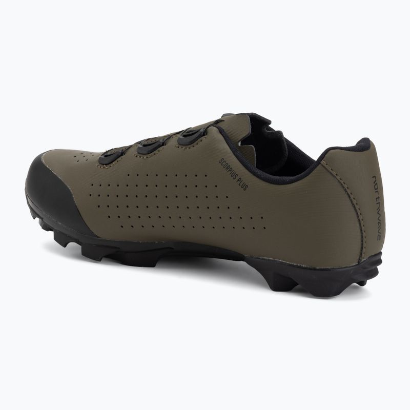 Încălțăminte de ciclism MTB pentru bărbați Northwave Scorpius Plus green forest/black 3