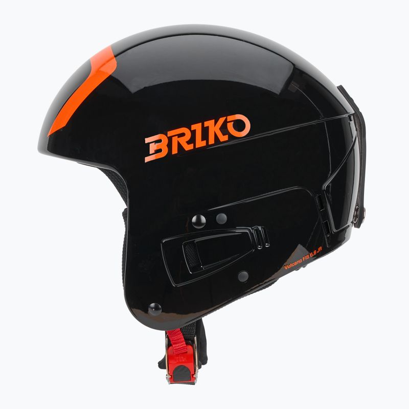 Cască de schi pentru copii Briko Vulcano FIS 6.8 JR shiny black/orange 4