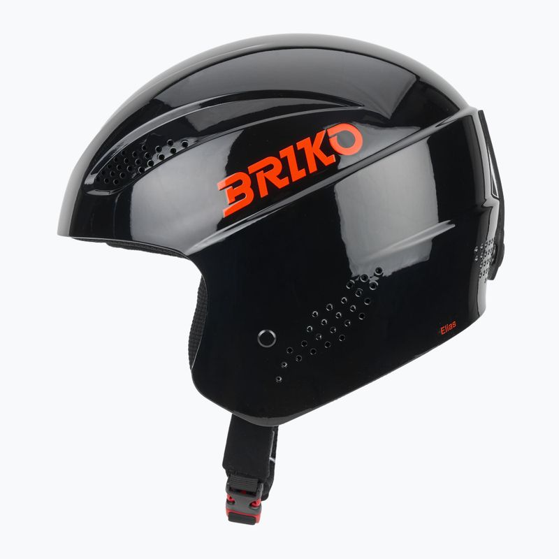 Cască de schi pentru copii Briko Elias Jr shiny black/orange 3