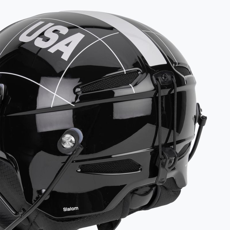 Cască de schi Briko Slalom 2.0 USA shiny black/white/cardinal red 8