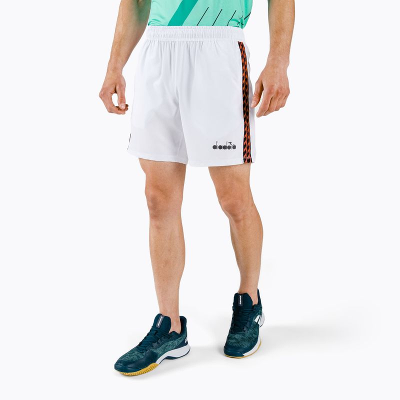 Pantaloni scurți de tenis pentru bărbați Diadora Bermuda Micro 20002 alb DD-102.176843