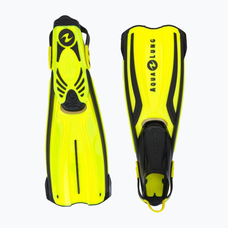 Aqualung Amika aripioare de scufundare galbene FA271123 2