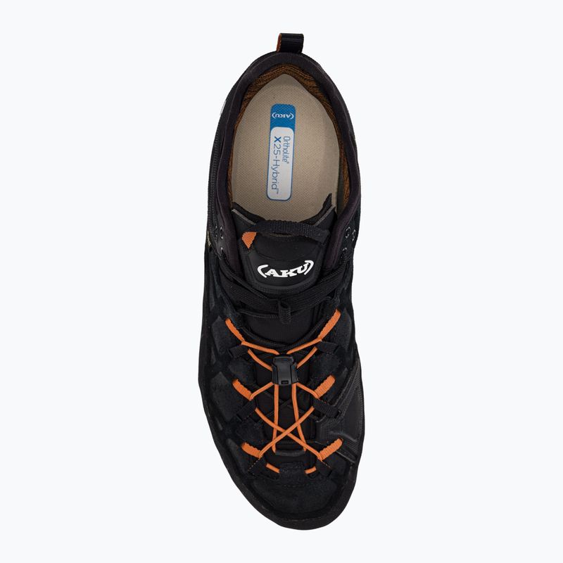 Încălțăminte de abordare pentru bărbați AKU Rock Dfs GTX negru-portocalie 722-108-7 6