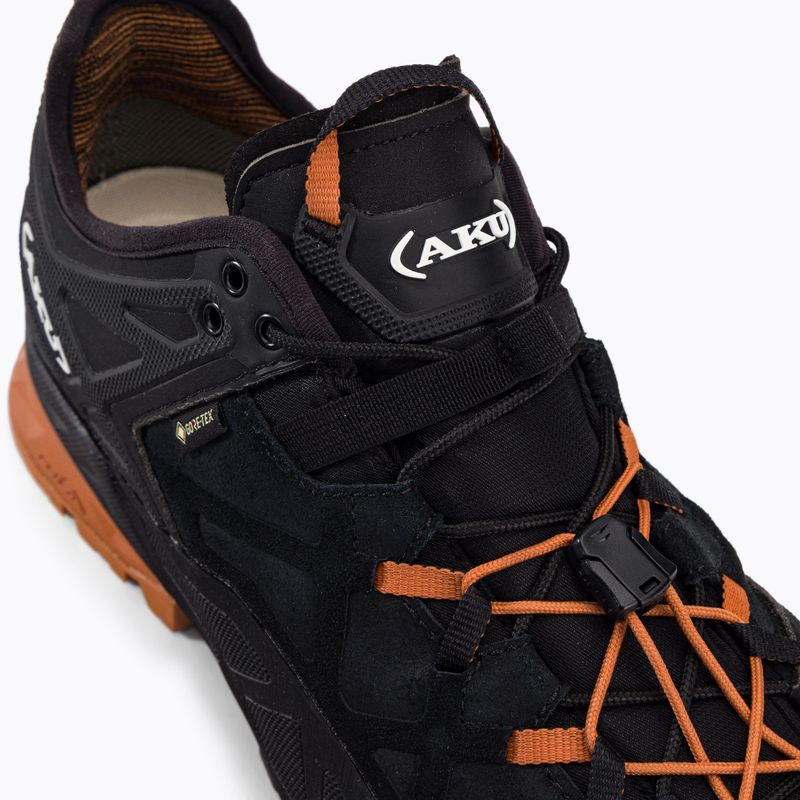 Încălțăminte de abordare pentru bărbați AKU Rock Dfs GTX negru-portocalie 722-108-7 10