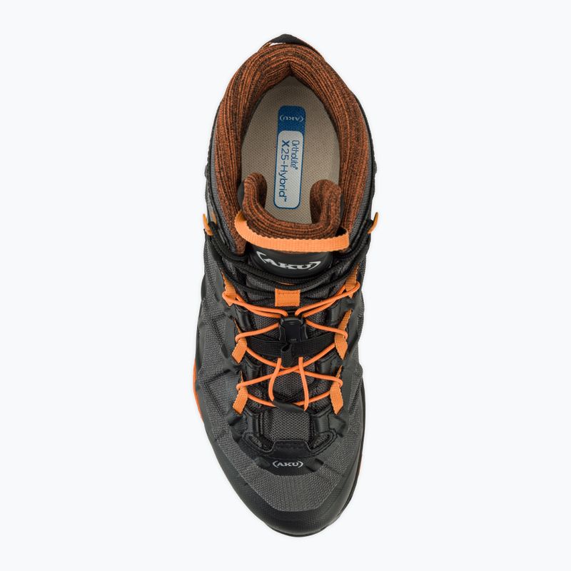 Încălțăminte de turism pentru bărbați AKU Rocket Mid DFS GTX black/orange 5