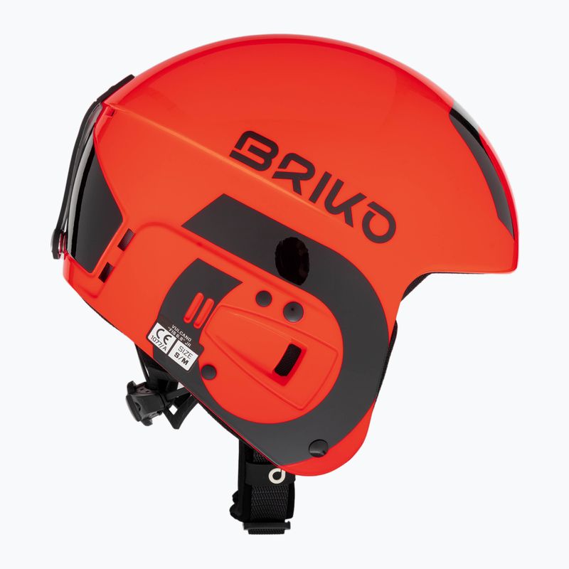 Cască de schi pentru copii Briko Vulcano FIS 6.8 JR shiny orange/black 4