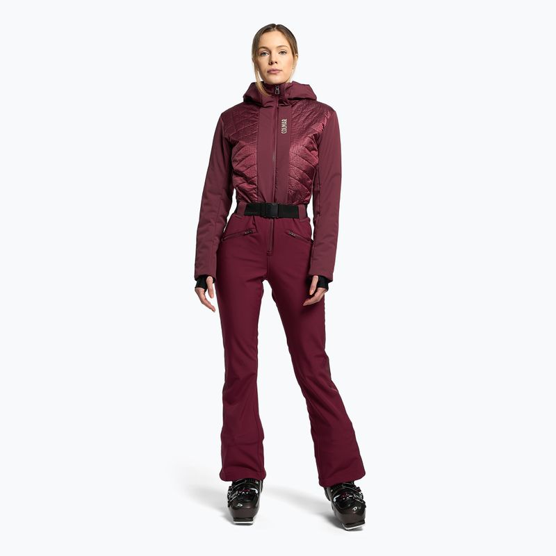 Combinezon de schi pentru femei Colmar maroon 2309