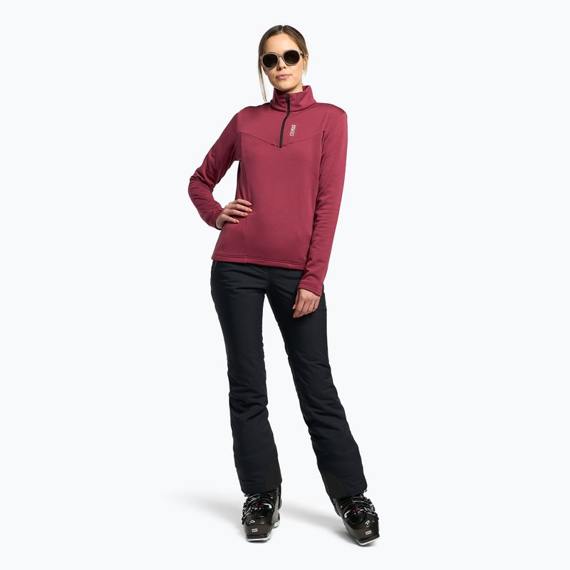 Hanorac din fleece pentru femei Colmar maro 9334-5WU 2