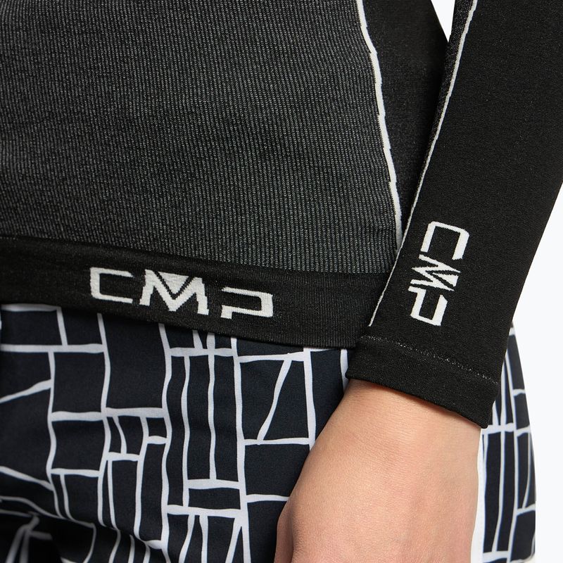Tricou termic pentru femei CMP negru 3Y96804/U901 5