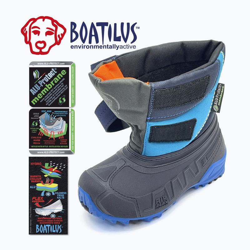 Ghete pentru copii Boatilus Hybrid Sport 2 Velcro cobalt 8