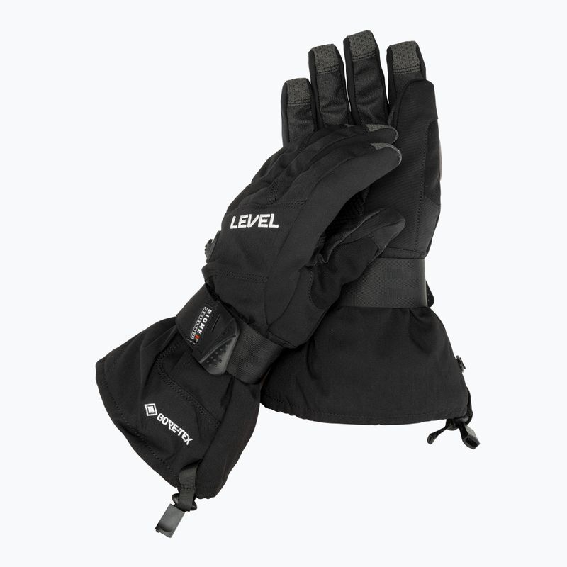 Mănuși de schi pentru bărbați Level Half Pipe Gore-Tex negru