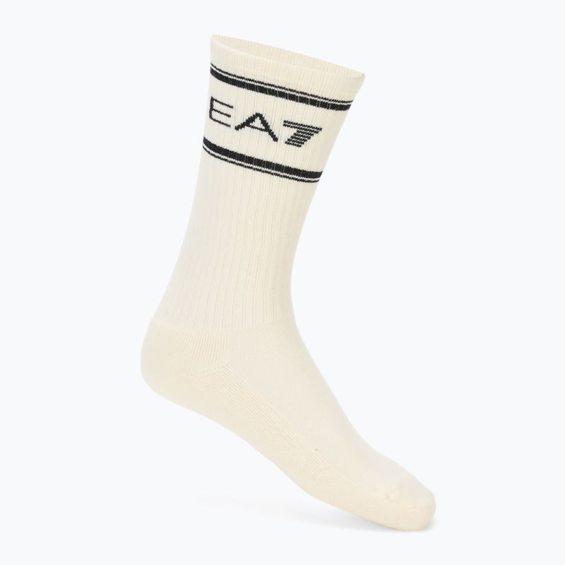 Șosete EA7 Emporio Armani Train Socks Sponge 3 pairs black / vanilla ice / armani blu 2