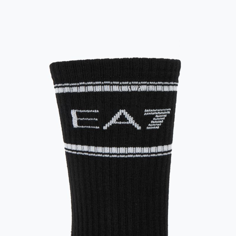 Șosete EA7 Emporio Armani Train Socks Sponge 3 pairs black / vanilla ice / armani blu 4