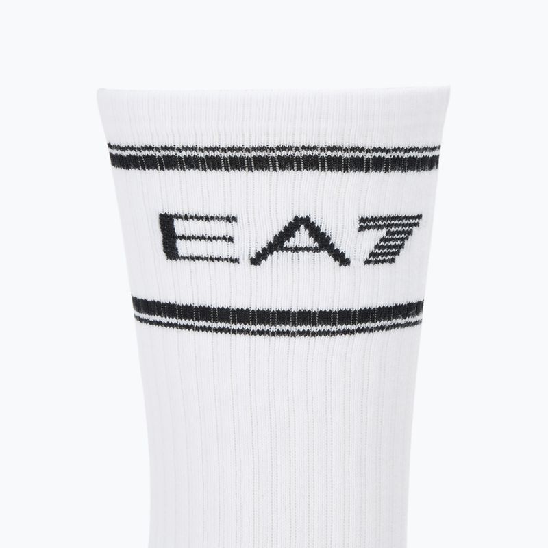 Șosete EA7 Emporio Armani Train Socks Sponge 3 pairs white / white / white 3