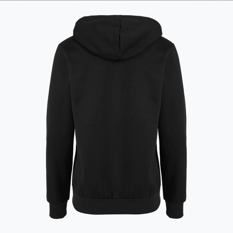 Hanorac pentru bărbați EA7 Emporio Armani Train Visibility Hoodie black/gold 2