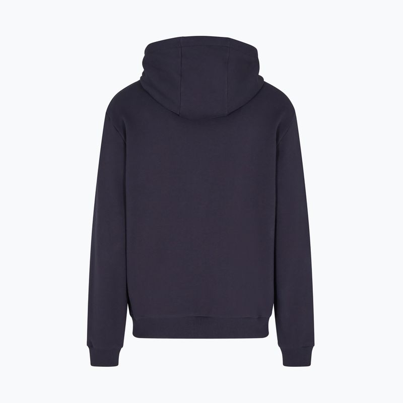 Bluză pentru bărbați EA7 Emporio Armani Train Logo Series Big Logo Hoodie armani blue 2
