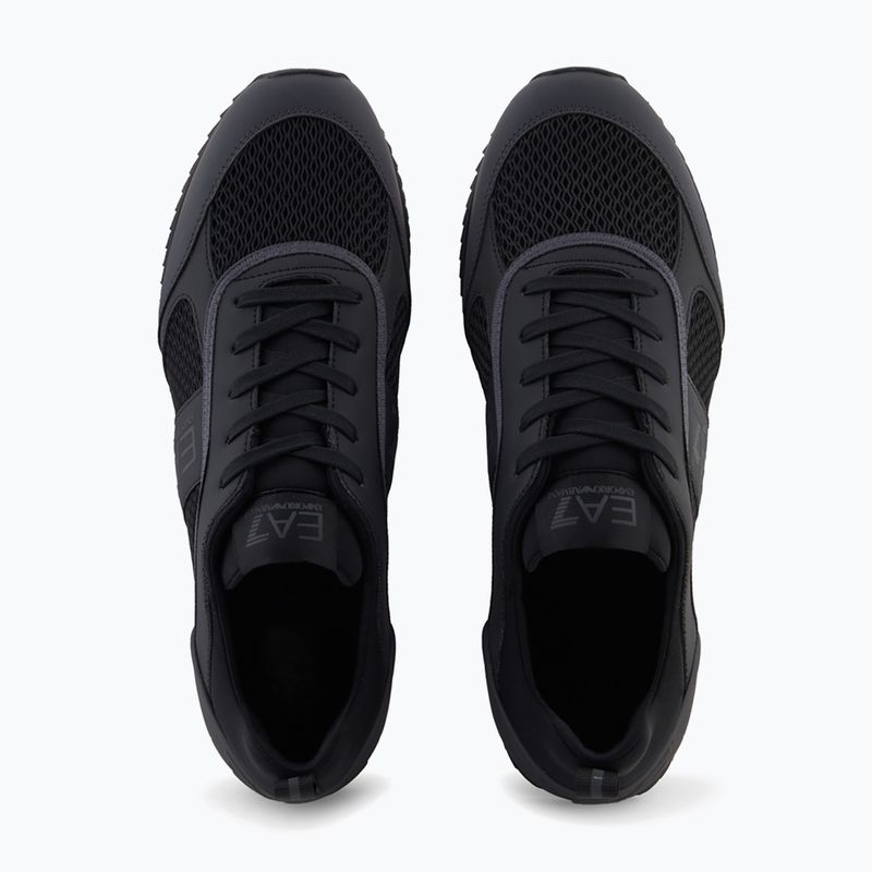 Încălțăminte EA7 Emporio Armani Black & White Laces black / asphalt 12