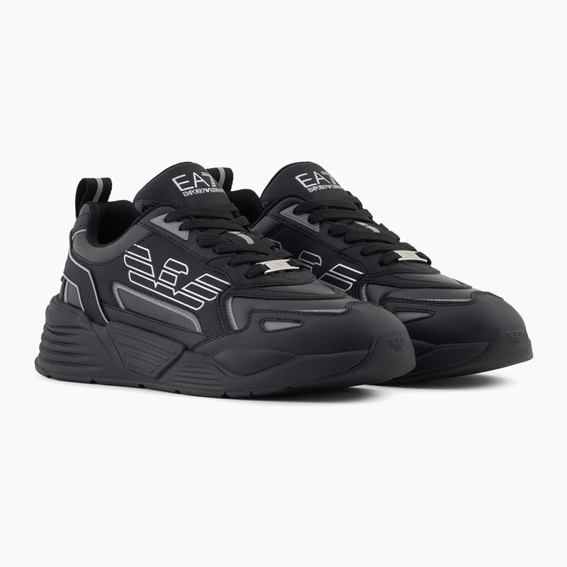 Încălțăminte EA7 Emporio Armani Ace Runner Special triple black / silver 9