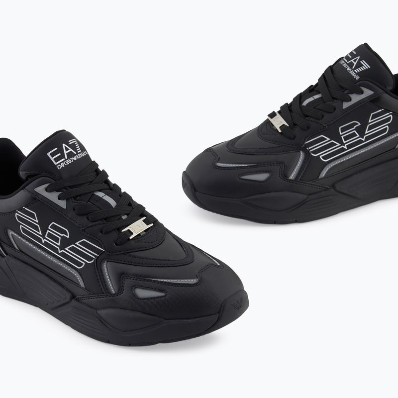 Încălțăminte EA7 Emporio Armani Ace Runner Special triple black / silver 13