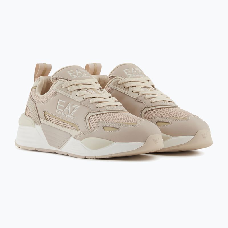 Încălțăminte EA7 Emporio Armani Ace Runner New cement / almond milk / light gold 9
