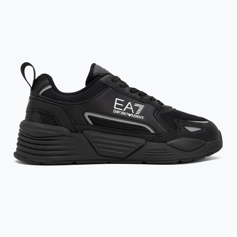 Încălțăminte EA7 Emporio Armani Ace Runner New triple black / silver 2