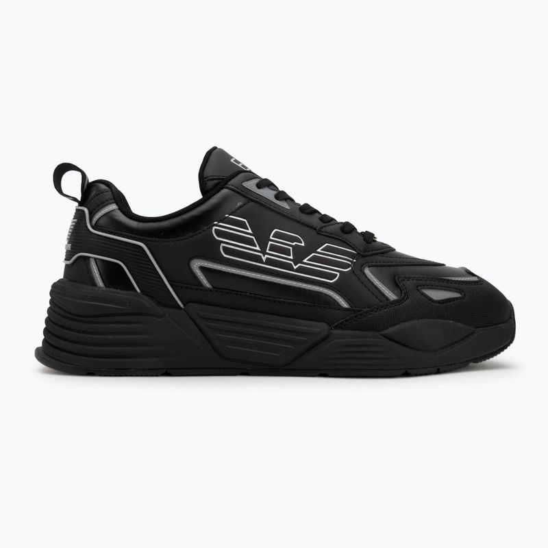 Încălțăminte EA7 Emporio Armani Ace Runner Special triple black / silver 2