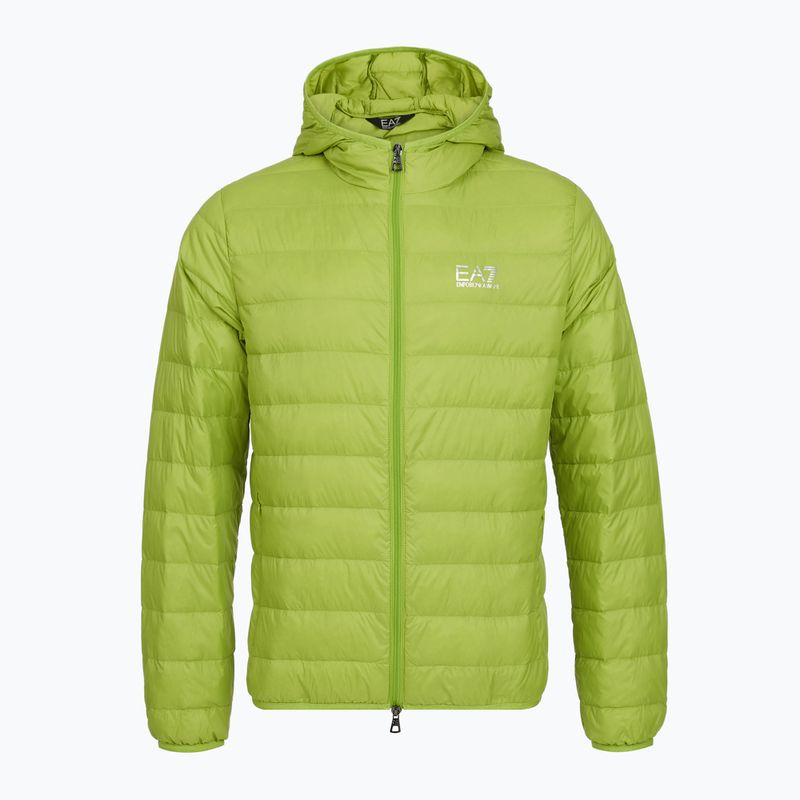Geacă pentru bărbați EA7 Emporio Armani Train Core Id Down Light Jacket Hoodie macaw green