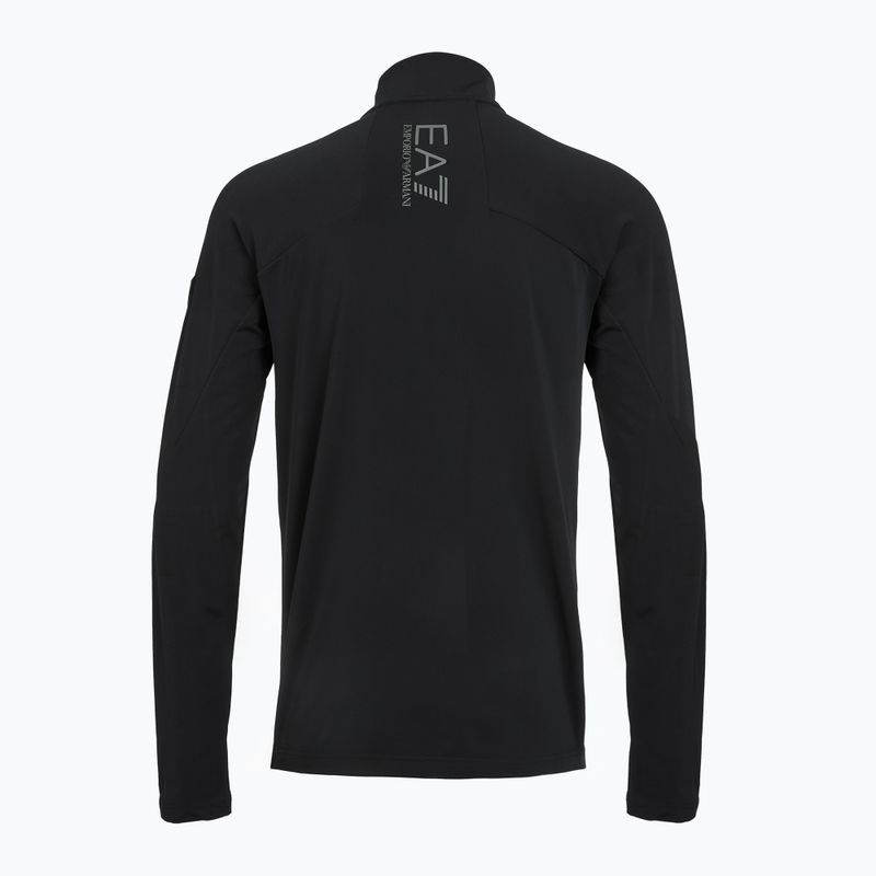 Bluză pentru bărbați EA7 Emporio Armani Ski Kitzbuhel Power Stretch Colorblock T-Top Fz black 2