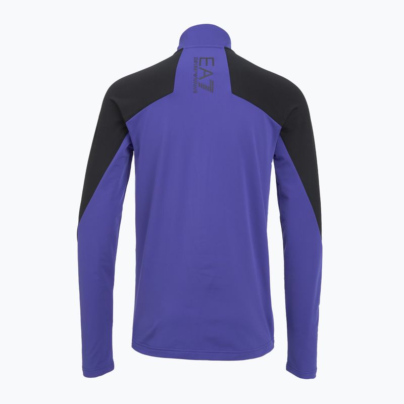 Bluză pentru bărbați EA7 Emporio Armani Ski Kitzbuhel Power Stretch Colorblock T-Top Fz clematis blue 2