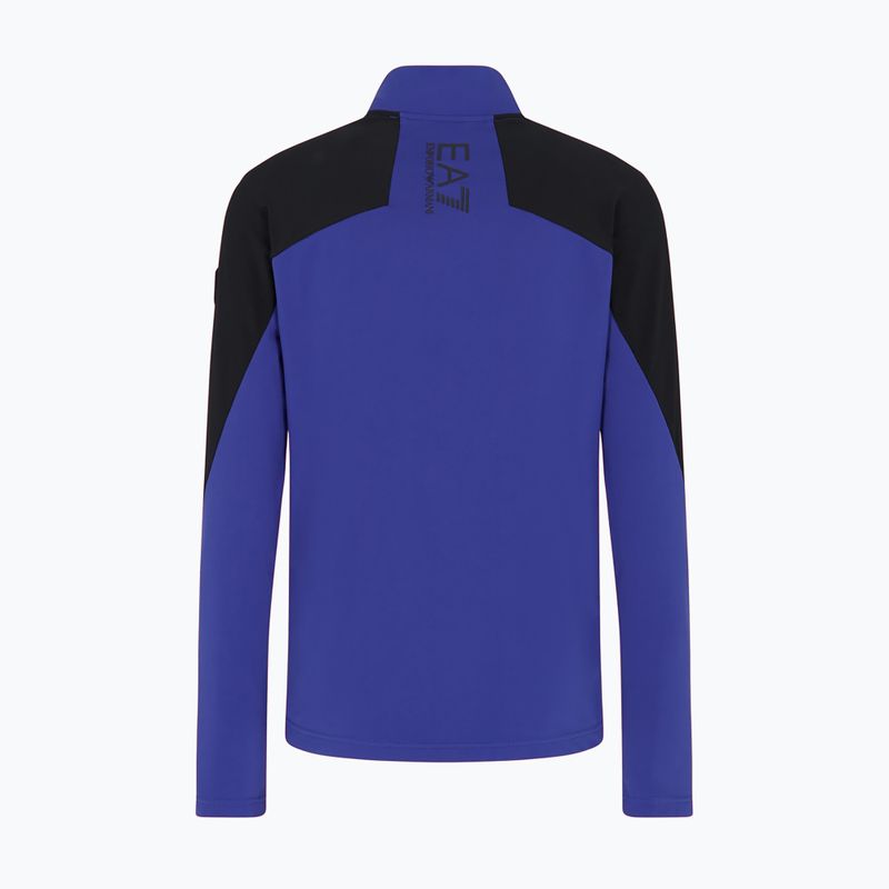 Bluză pentru bărbați EA7 Emporio Armani Ski Kitzbuhel Power Stretch Colorblock T-Top Fz clematis blue 2