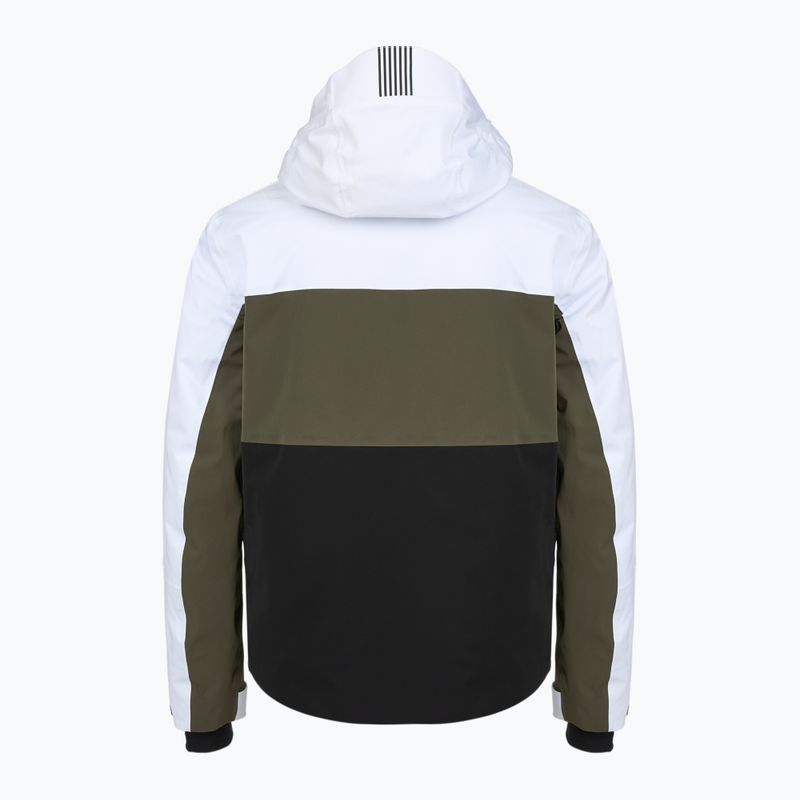 Geacă de schi pentru bărbați EA7 Emporio Armani Ski Kitzbuhel Protectum7 Colorblock white / black / grape leaf 2
