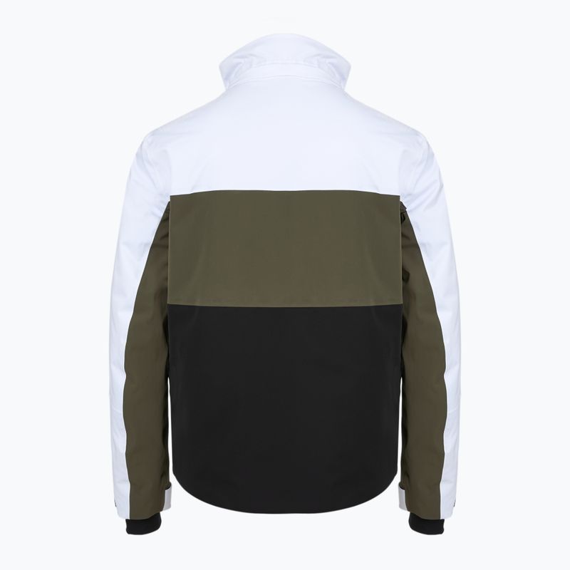 Geacă de schi pentru bărbați EA7 Emporio Armani Ski Kitzbuhel Protectum7 Colorblock white / black / grape leaf 7