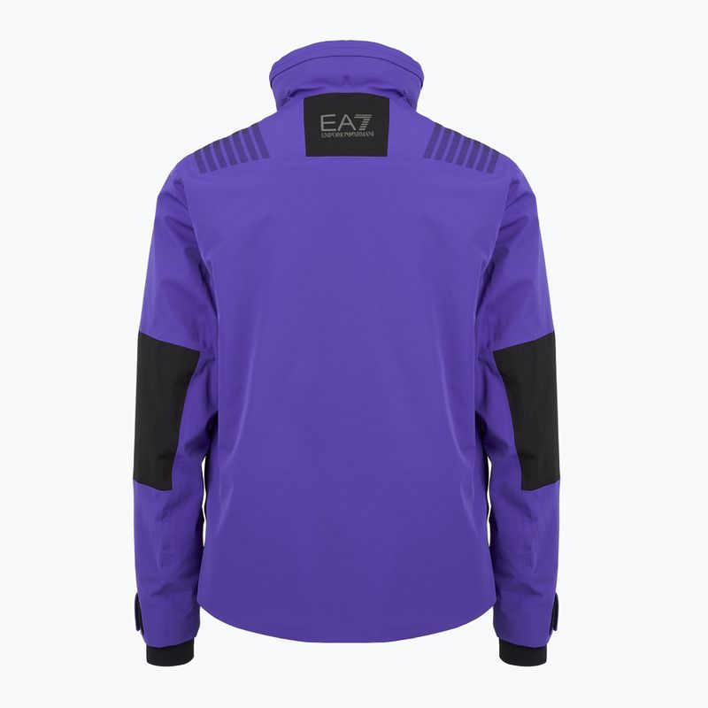 Geacă de schi pentru bărbați EA7 Emporio Armani Ski Kitzbuhel Protectum7 clematis blue 7