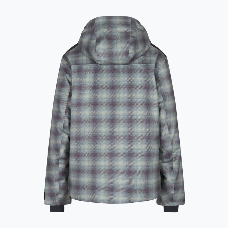 Geacă de schi pentru bărbați EA7 Emporio Armani Ski St. Moritz Fashion fancy green check 2