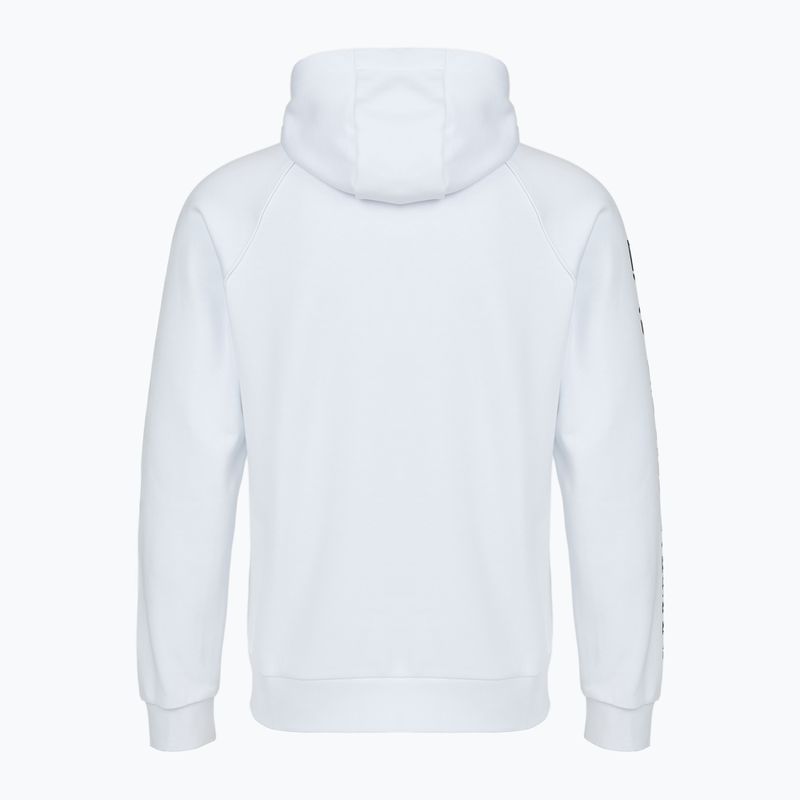 Bluză pentru bărbați Emporio Armani EA7 Train Logo Series Extended Logo Hoodie Fz white / black 2
