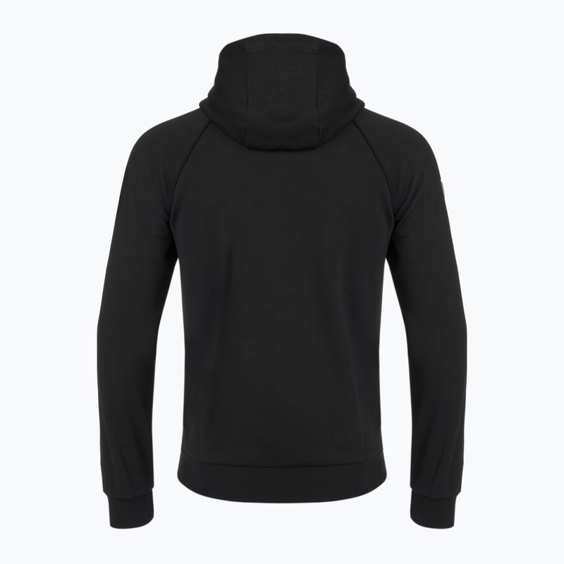 Bluză pentru bărbați Emporio Armani EA7 Train Logo Series Extended Logo Hoodie Fz black / gold 2