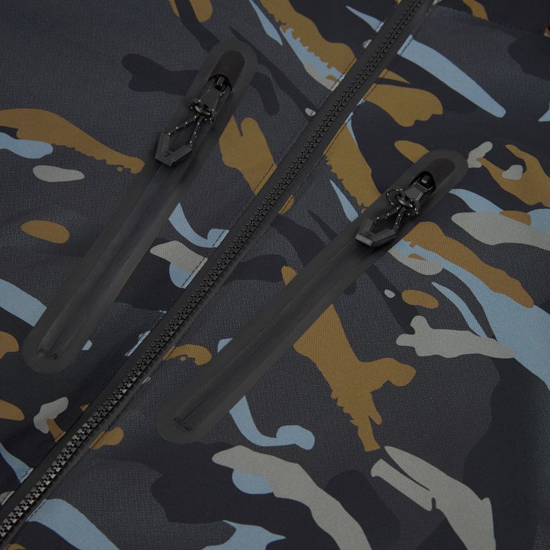 Geacă de schi pentru bărbați EA7 Emporio Armani Ski Kitzbuhel Protectum7 Graphic brown camou 3