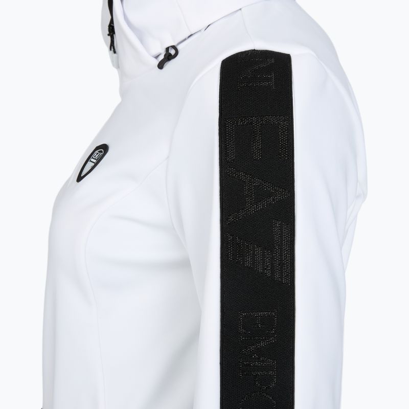 Combinezon de schi pentru femei EA7 Emporio Armani Ski Kitzbuhel Softshell white 4