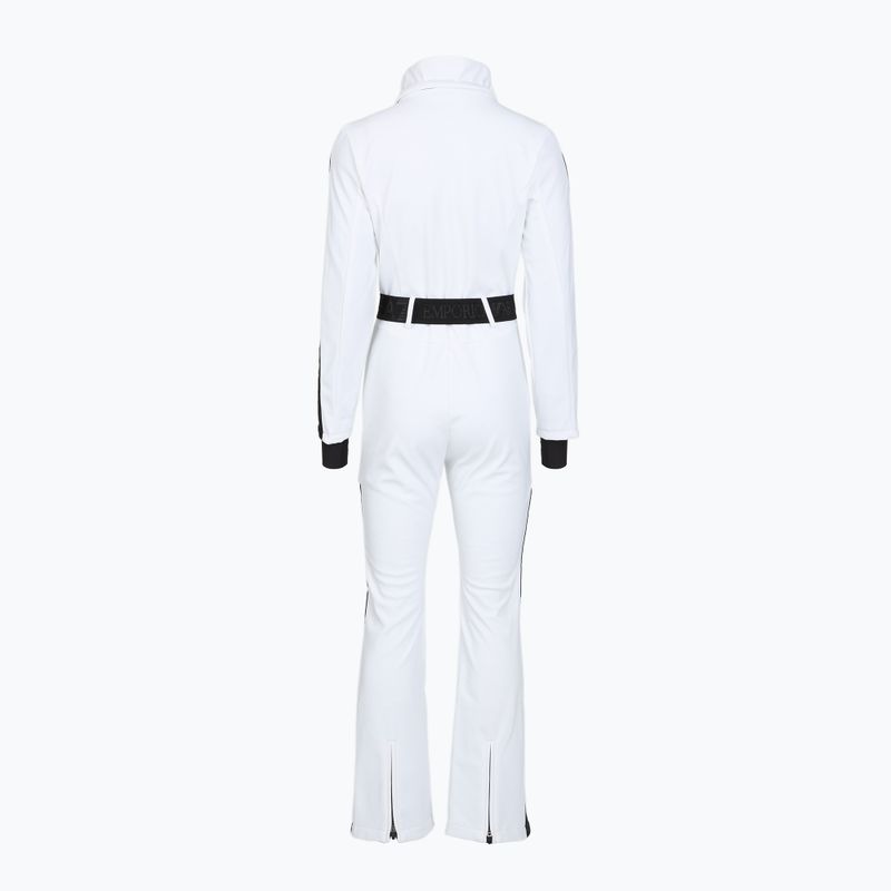 Combinezon de schi pentru femei EA7 Emporio Armani Ski Kitzbuhel Softshell white 8