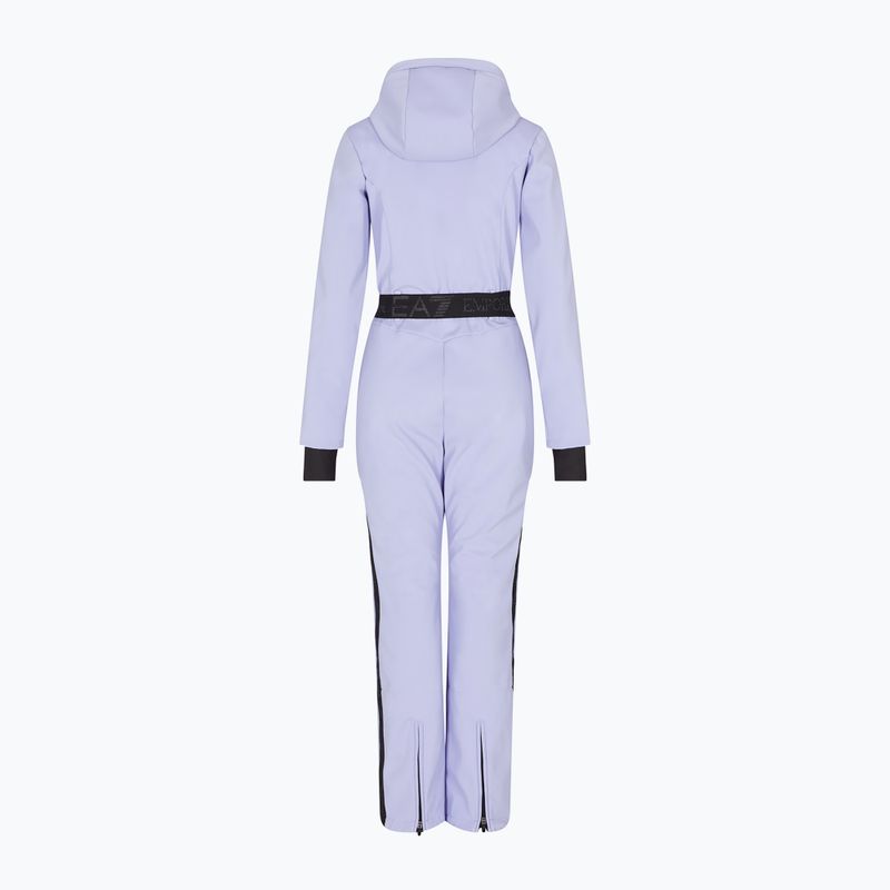 Combinezon de schi pentru femei EA7 Emporio Armani Ski Kitzbuhel Softshell sweet lavender 2