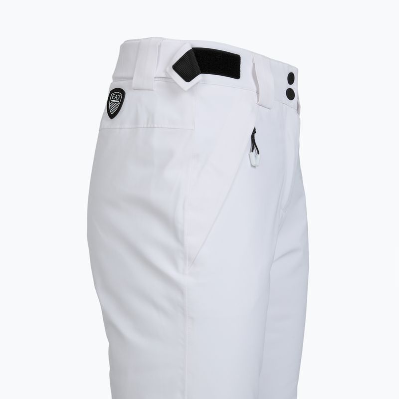 Pantaloni de schi pentru femei EA7 Emporio Armani Ski Cortina Toray white 3