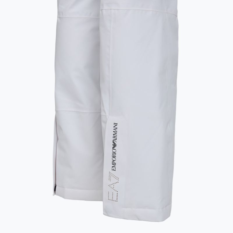 Pantaloni de schi pentru femei EA7 Emporio Armani Ski Cortina Toray white 5