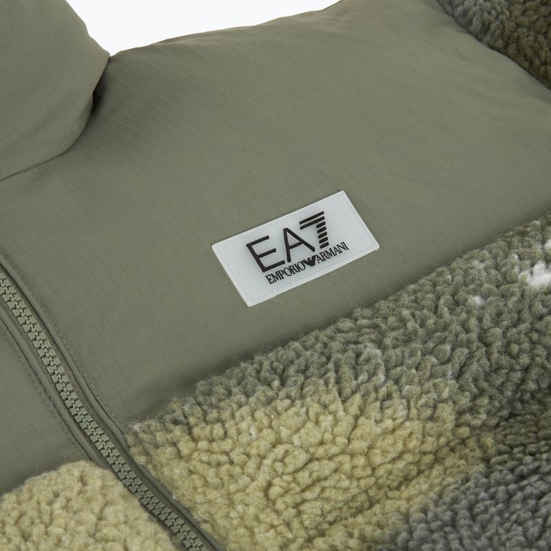 Geacă pentru femei EA7 Train Contemporary Sport Medium Padded fancy basil stellar 3